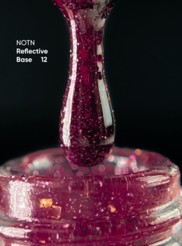 NAILSOFTHENIGHT Reflective base 12 - baza hybrydowa z efektem 