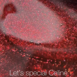 NAILSOFTHENIGHT Let's special Céline - lakier hybrydowy z drobinką odblaskową, 10 ml