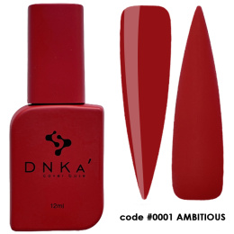 DNKa' Cover Base #0001 Ambitious - czerwona baza hybrydowa, 12 ml