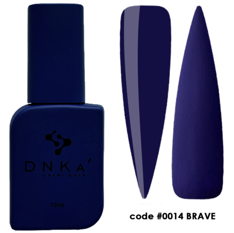 DNKa' Cover Base #0014 Brave - granatowa baza hybrydowa, 12 ml