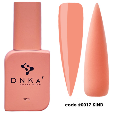 DNKa' Cover Base #0017 Kind - pomarańczowa baza hybrydowa, 12 ml