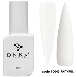 DNKa' Cover Base #0043 Faithful - biała baza hybrydowa, 12 ml