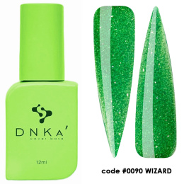 DNKa' Cover Base #0090 Wizard - zielona baza hybrydowa, 12 ml