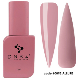 DNKa' Cover Base #0092 Allure - beżowa baza hybrydowa, 12 ml