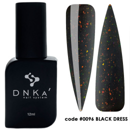 DNKa' Cover Base #0096 Black Dress - czarna baza hybrydowa, 12 ml