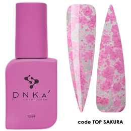 DNKa’ Top Sakura - top hybrydowy z różowymi wielokątami bez lepkiej warstwy, 12 ml