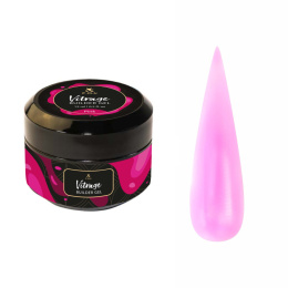 F.O.X Vitrage gel Pink - różowy witrażowy żel do przedłużania paznokci, 15 ml