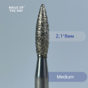 NAILSOFTHEDAY frez diamentowy do skórek - płomyk niebieski 2,1 x 8 mm